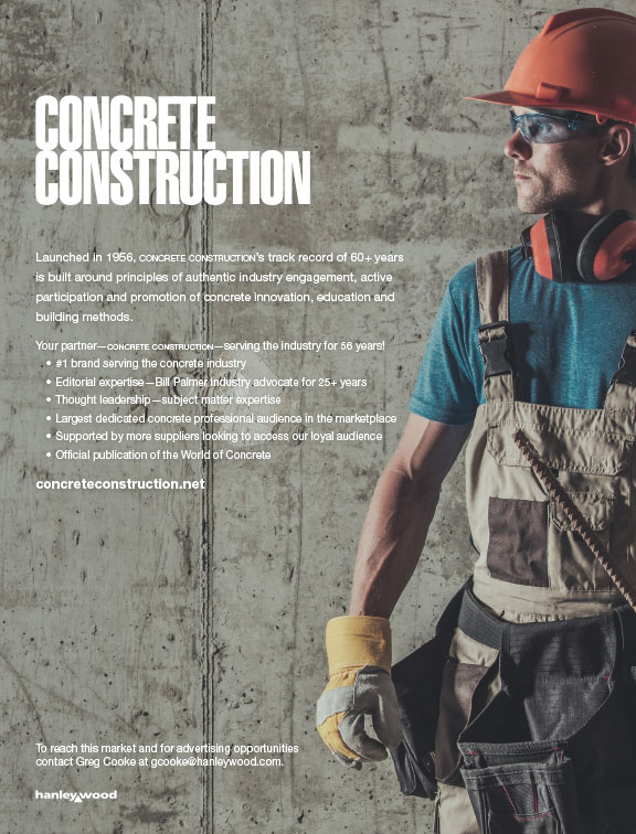 Concrete Construction House Ad